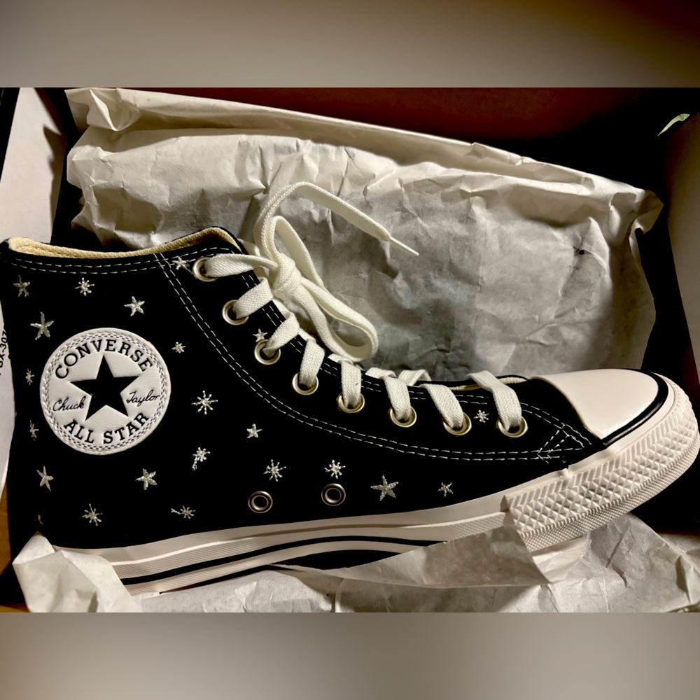 Brand New Converse Black High-Top Sneakers